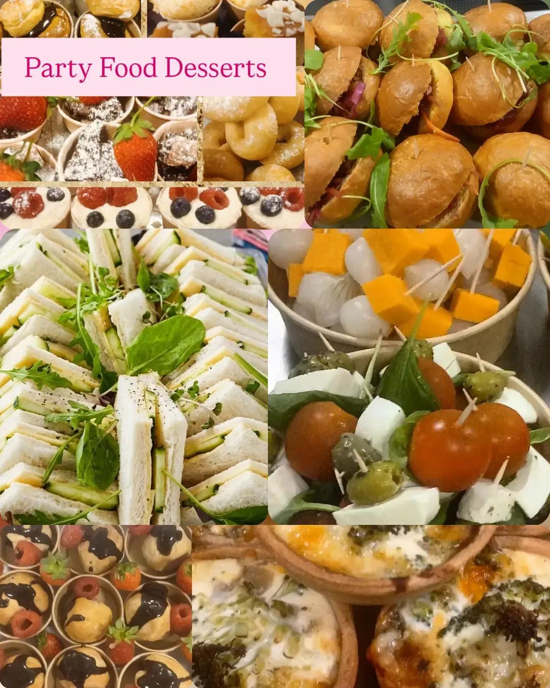 Part and dessert buffet ad
